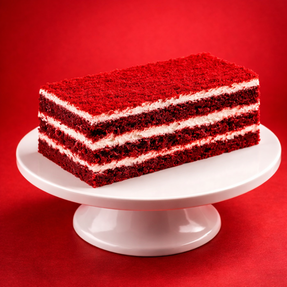 Торт-полоска «Красный бархат»