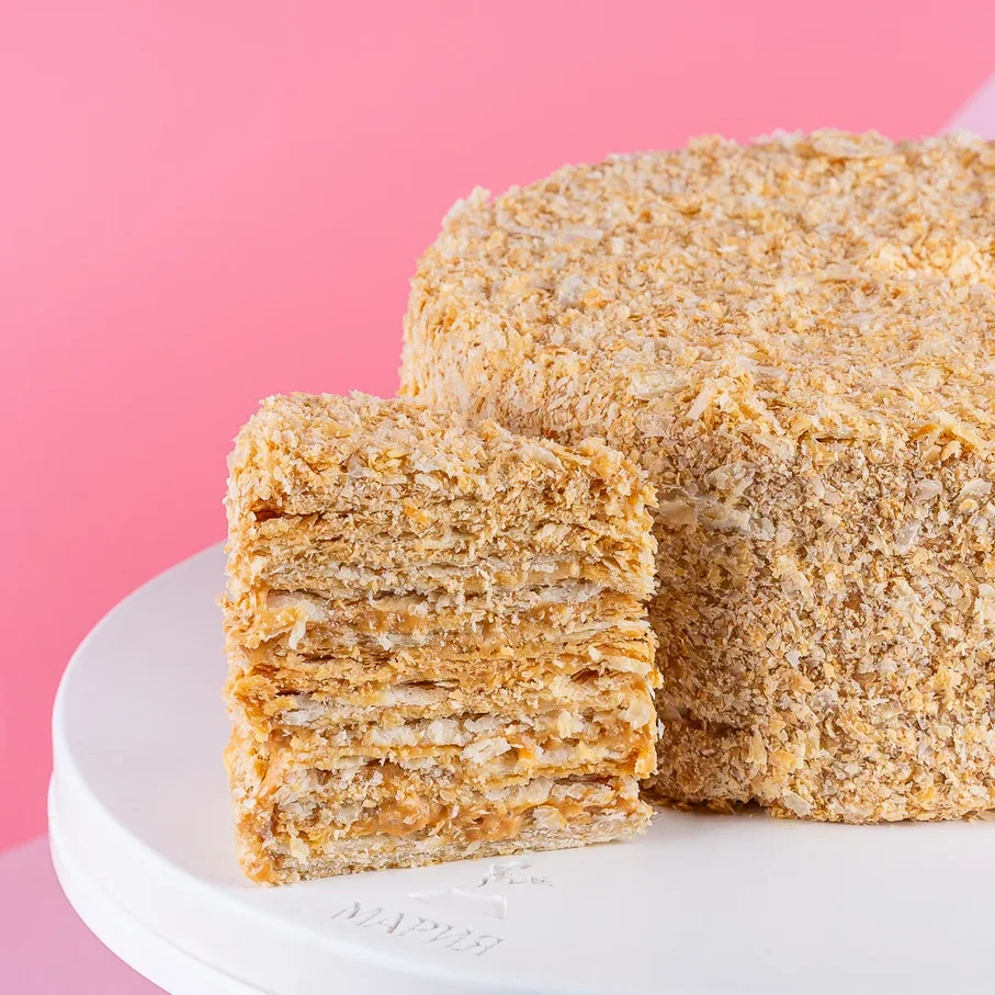 Торт «Рубленый со сгущенкой»