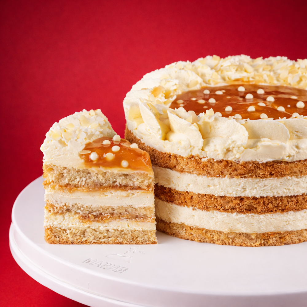 Торт «Банан - соленая карамель»