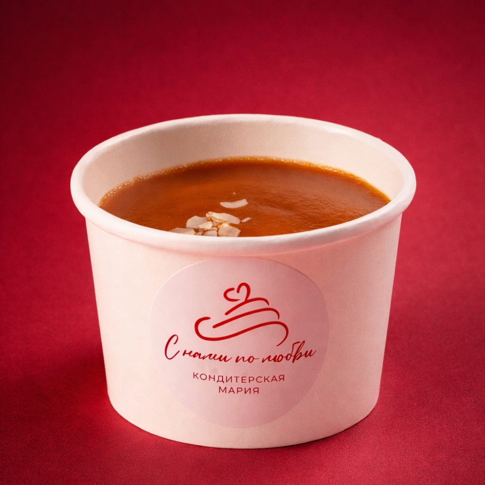 Десерт "Банан-соленая карамель"