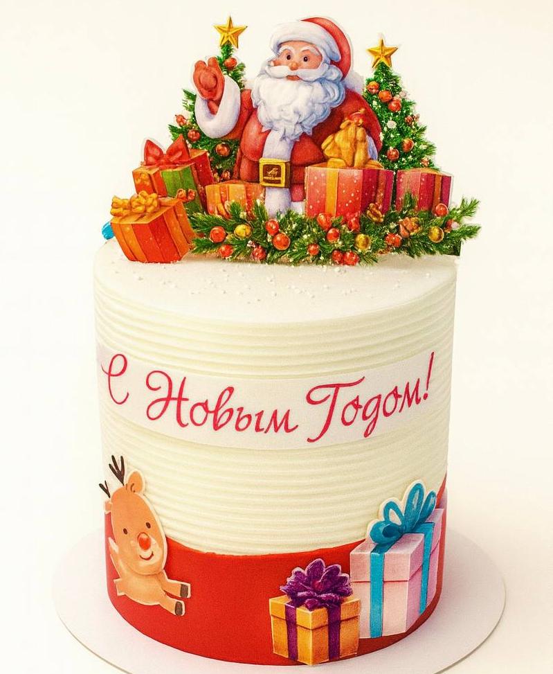 Торт под заказ "Новогодний" 
