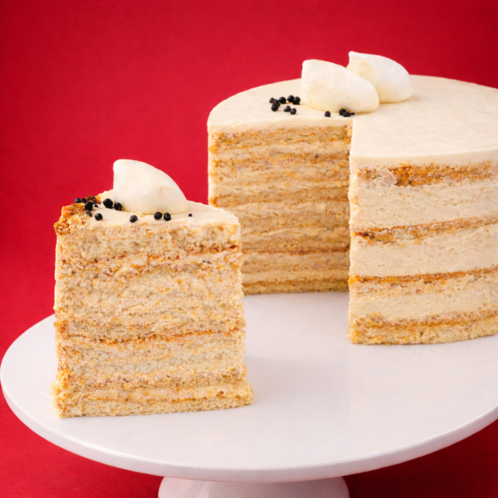 Торт "Карамельная девочка"