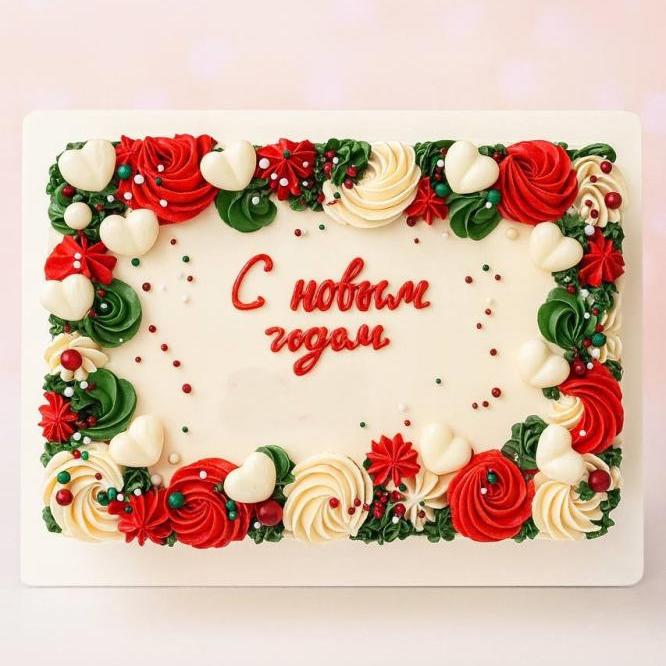Торт под заказ "С праздником" 