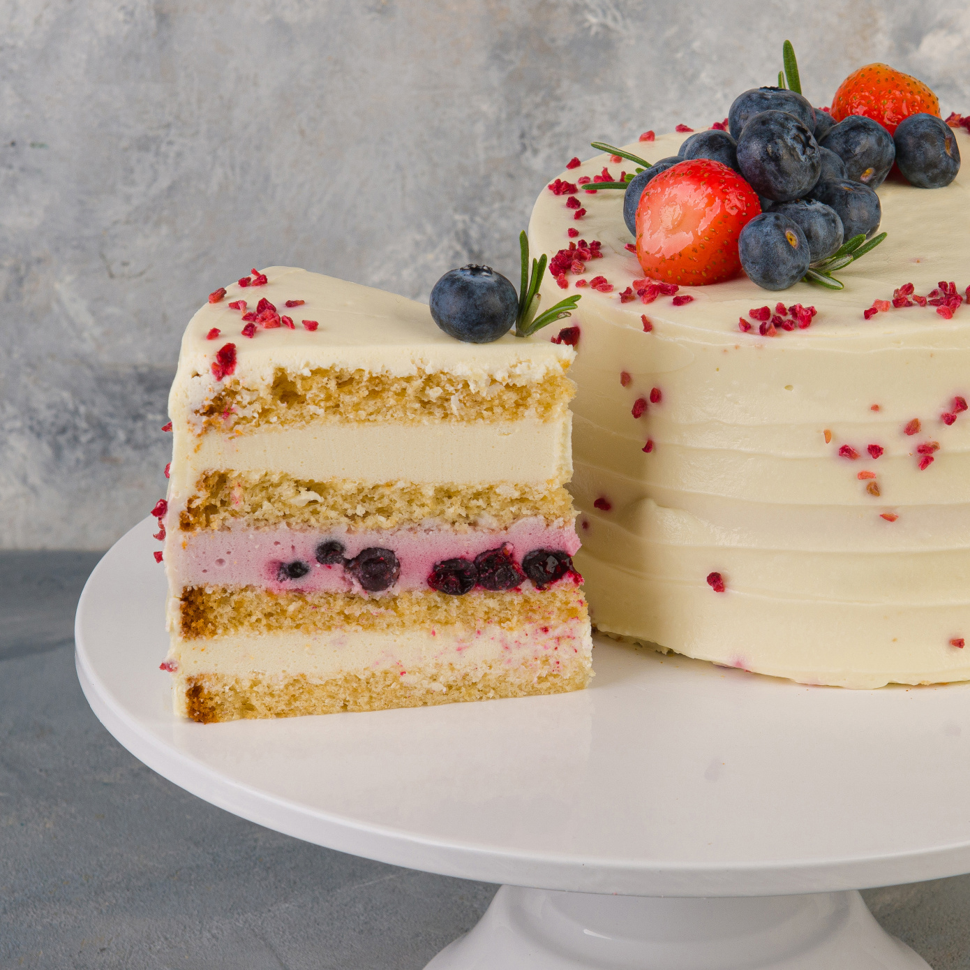 Торт ягодное суфле