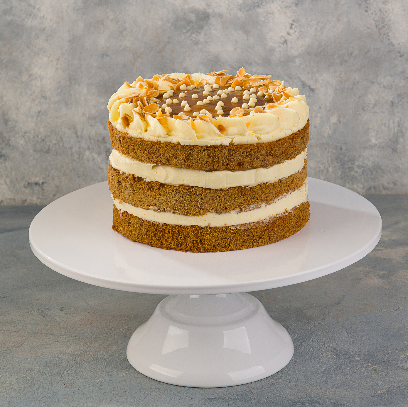 Торт банан-карамель