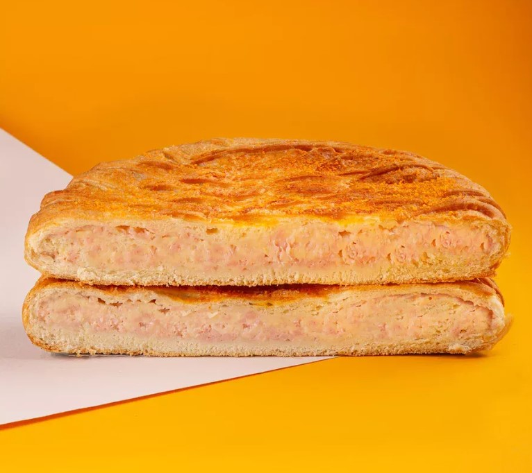 Пирог ветчина и сыр