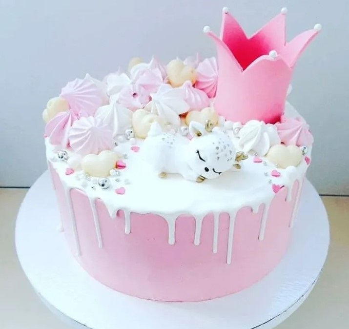 Торт на рождение девочки Торт на рождение девочки