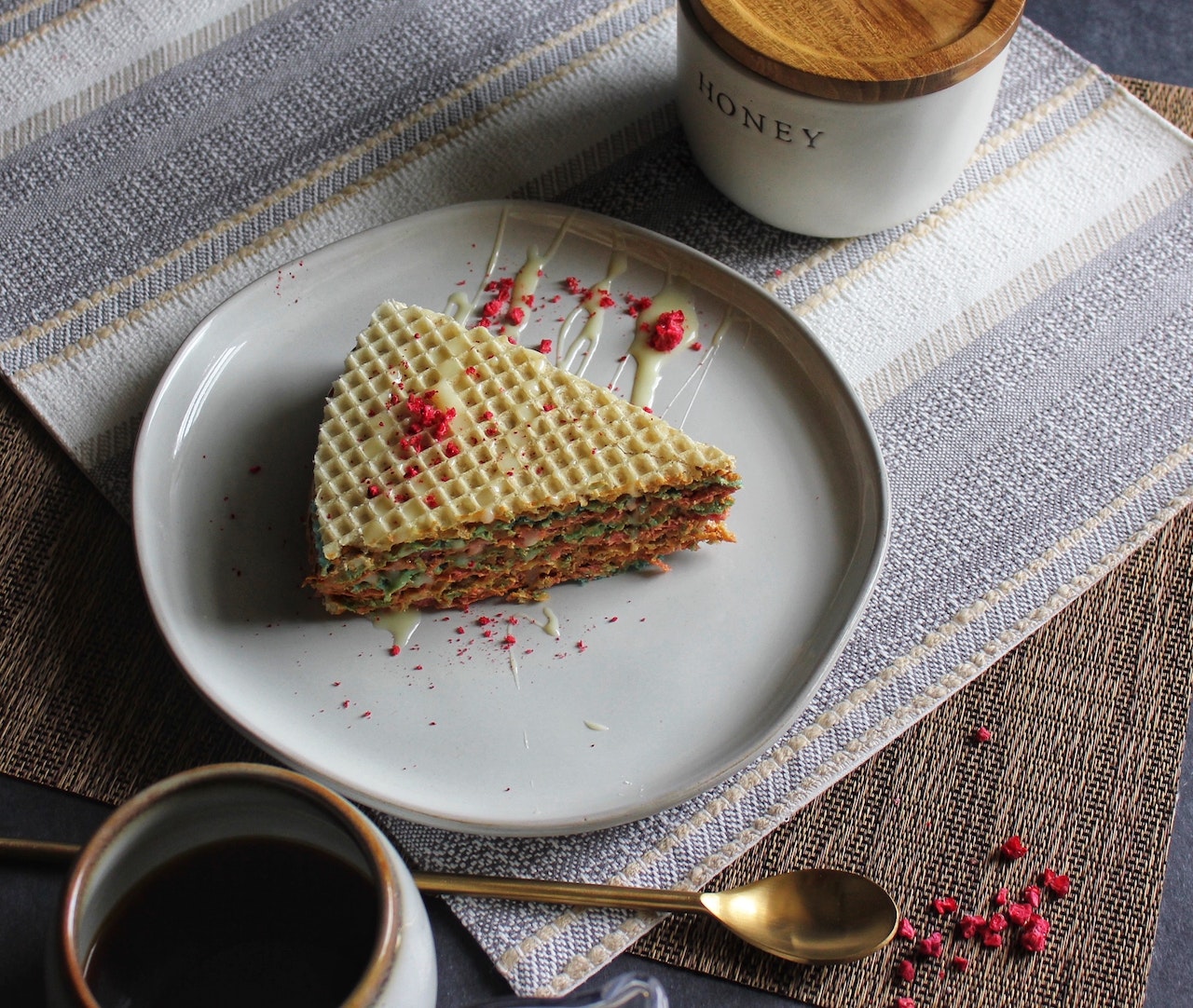 Тортик из готовых вафельных коржей