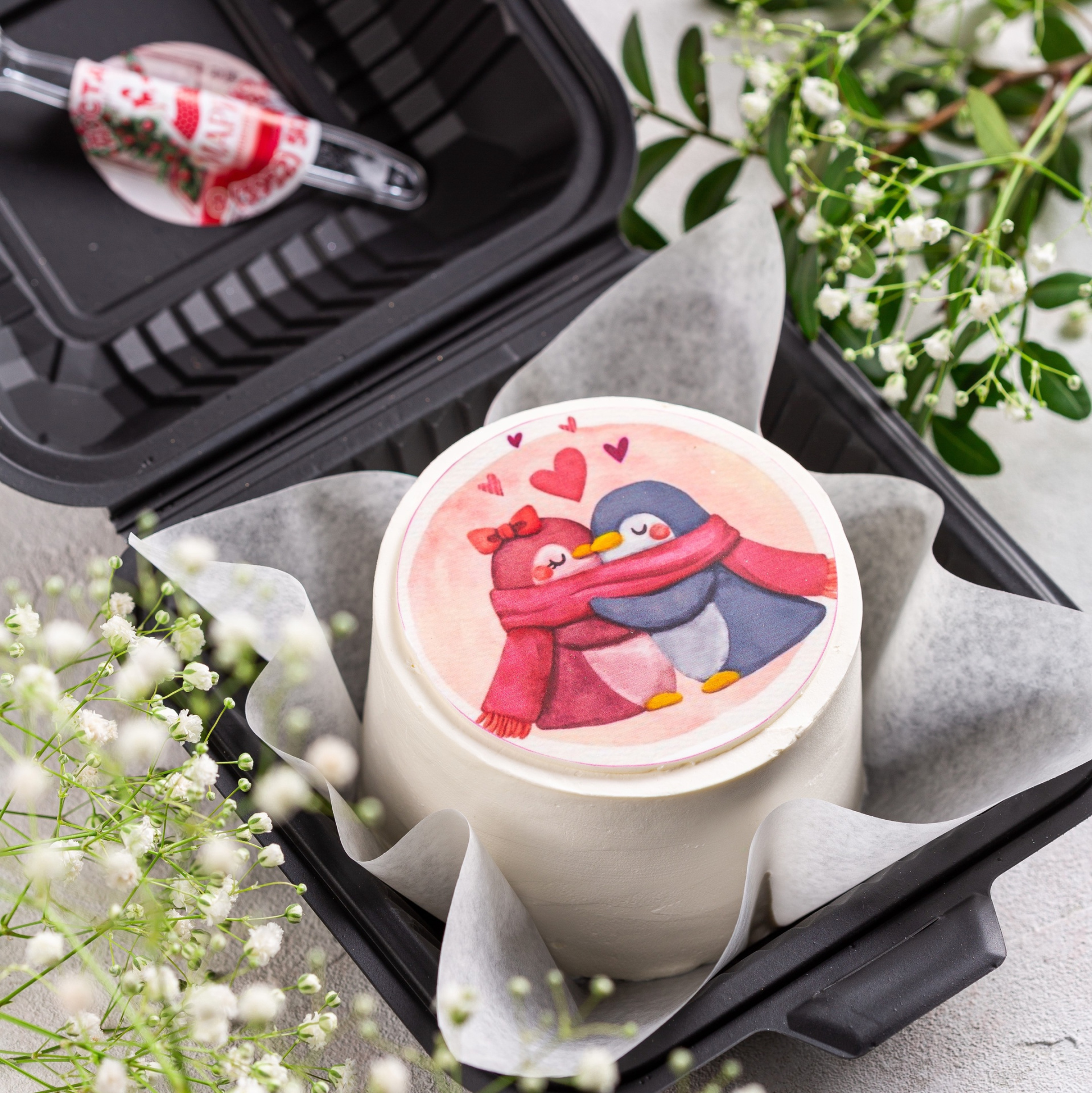 Бенто с пингвинами