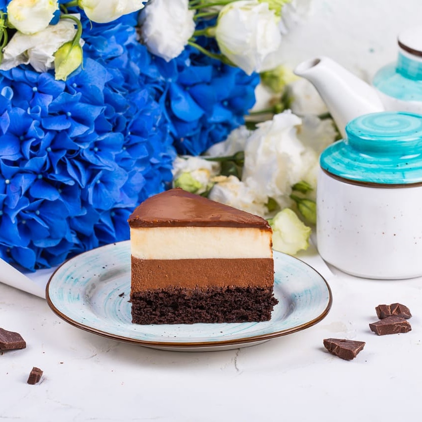 Три шоколада - кусочек Три шоколада - кусочек