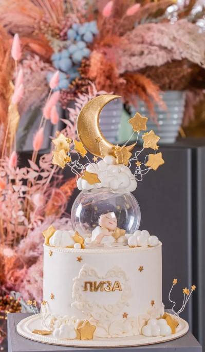 Торт на рождение девочки Торт на рождение девочки