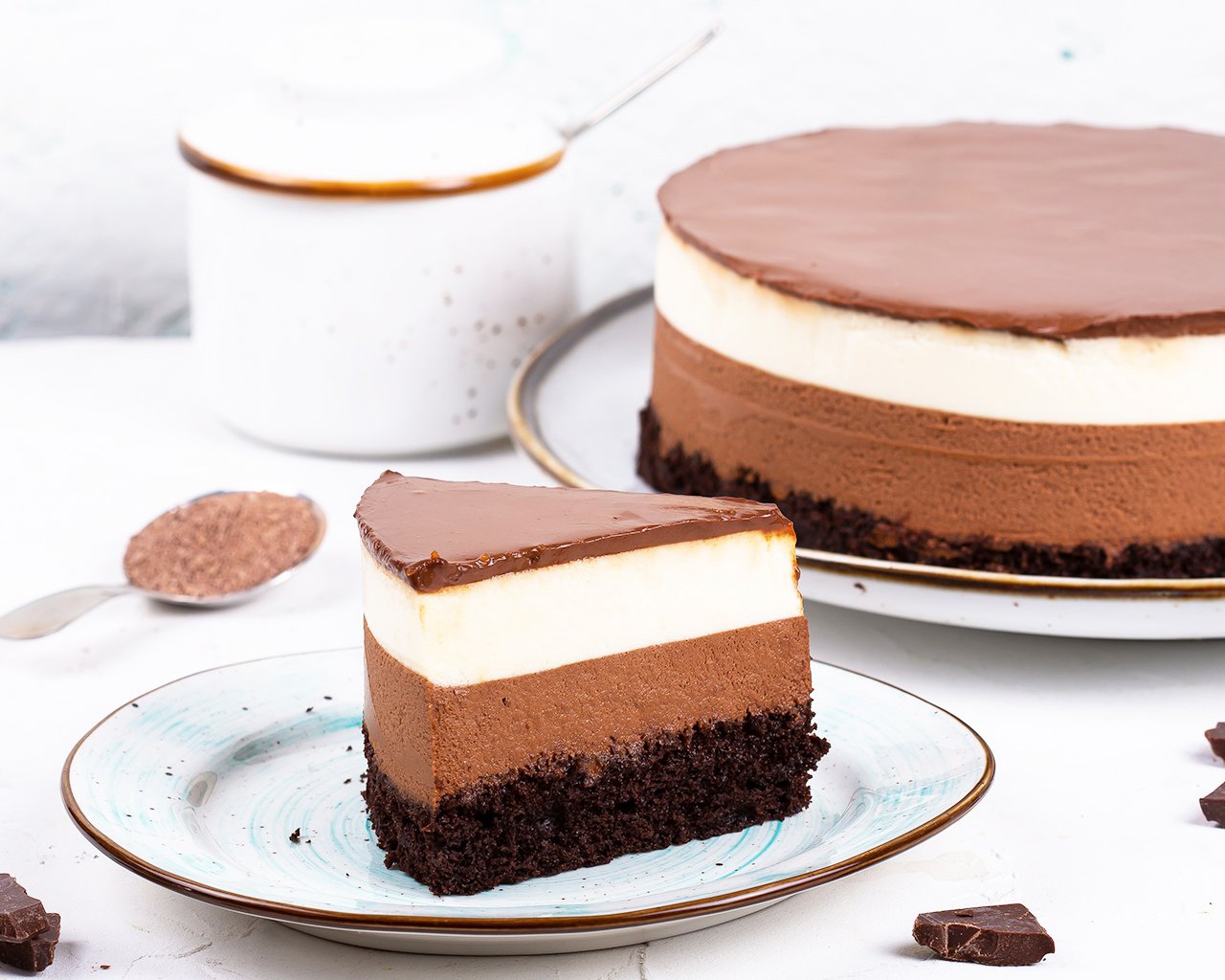 Шикарный муссовый торт