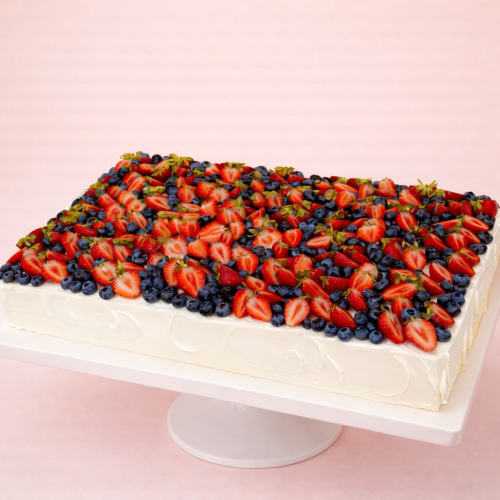 Торт прямоугольный (ягода на весь торт)