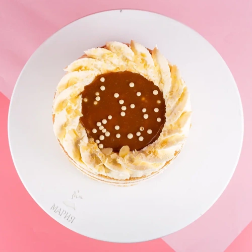 Торт «Банан - соленая карамель»