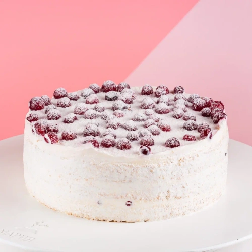 Торт "Домашний с брусникой" Торт "Домашний с брусникой"