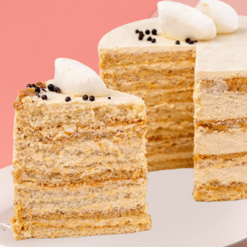 Торт "Карамельная девочка"