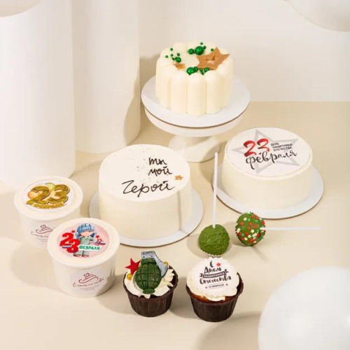 Бенто-торт Оскар 23 февраля