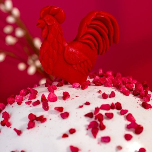 Кулич пасхальный средний "Петушок" 