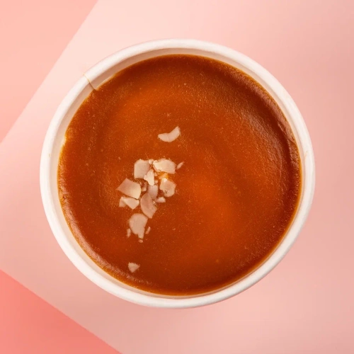 Десерт "Банан-соленая карамель"