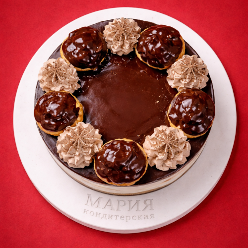 Торт «Профитроль со сгущенкой»