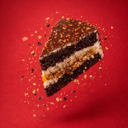 Торт "Арахис-нуга-карамель"