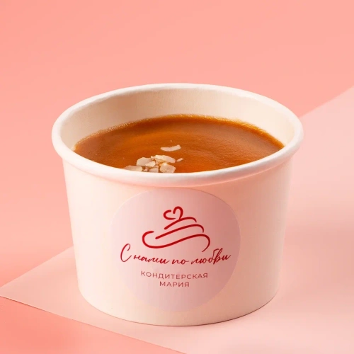 Десерт "Банан-соленая карамель"