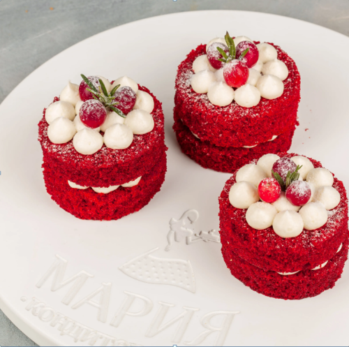 Пирожное "Красный бархат"