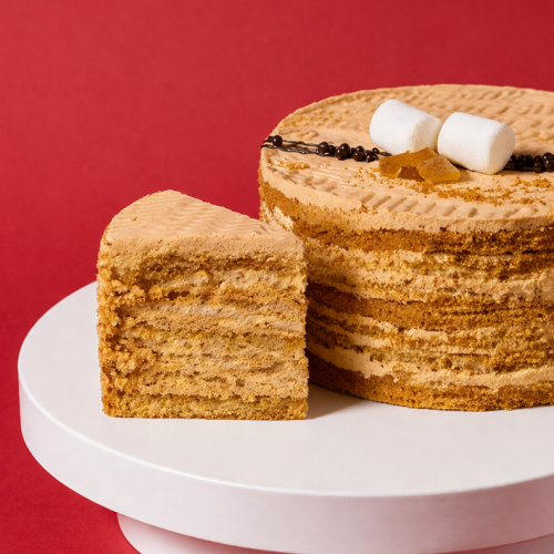 Торт "Карамельная девочка"